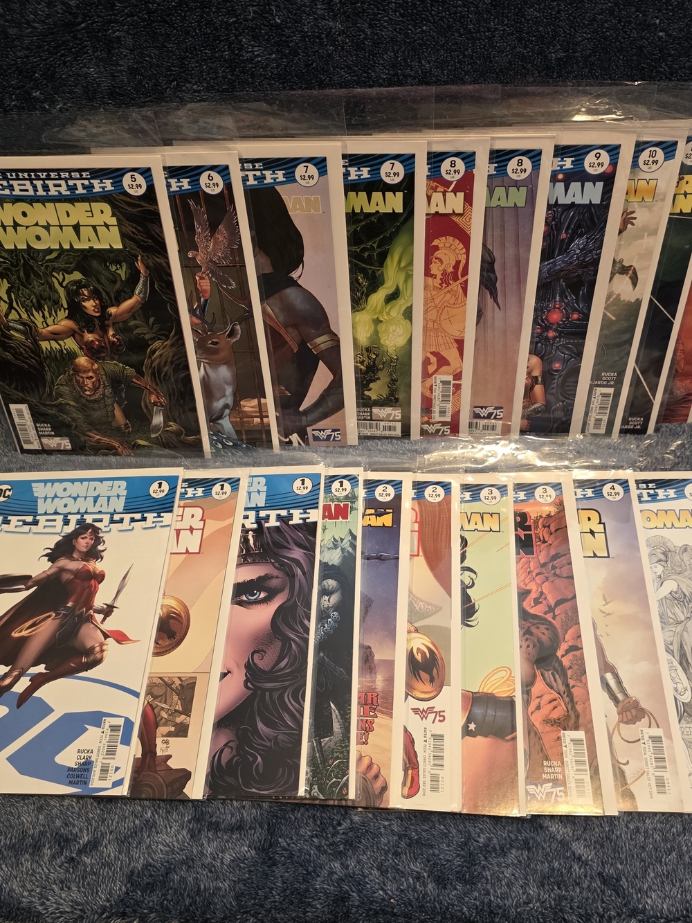 DC Wonder Woman Comic Lot - 2016 Rebirth (20 issues w/variants)